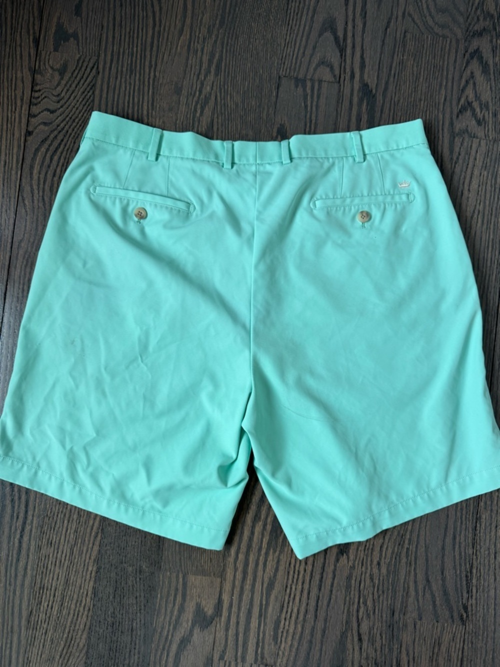 Peter Millar Mens Mint Green Wicking Performance Shorts Size 38 - Picture 10 of 10